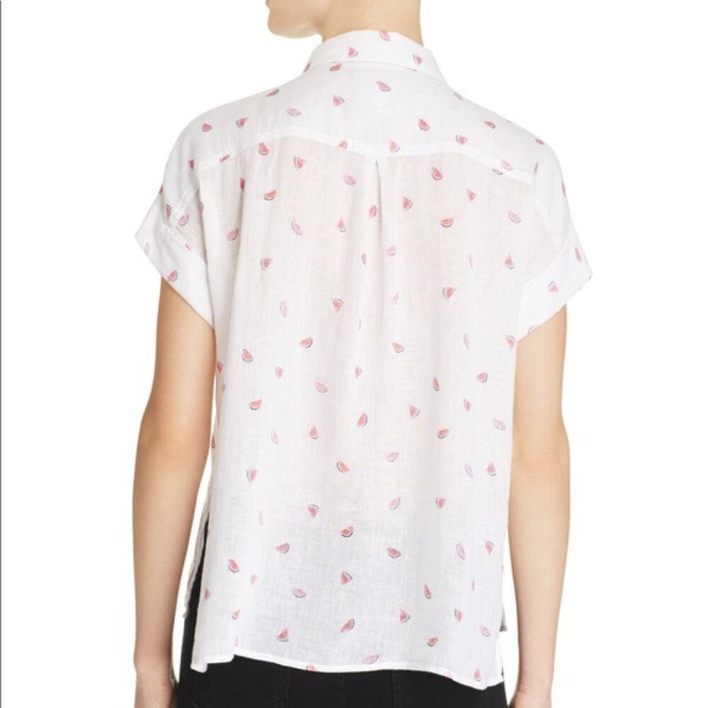 Rails Linen Whitney Watermelon Print Short Sleeve… - image 2